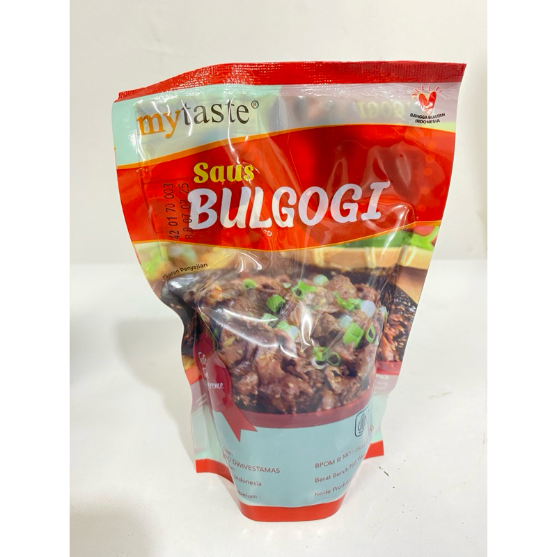 

MY TASTE Sauce Barbeque, Bulgogi, Teriyaki, Blackpepper, Spicy Bbq lvl 3 500gr