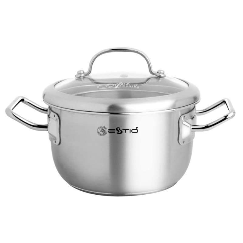 ZEBRA PANCI SAUCEPOT 22CM ESTIO PRO GLASS LID 162243