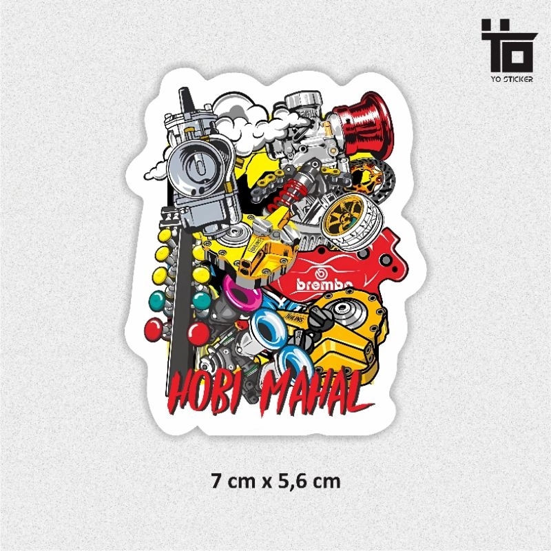 

STICKER HOBI MAHAL/STICKER SPAREPART/STICKER MOTOR/STICKER KEREN