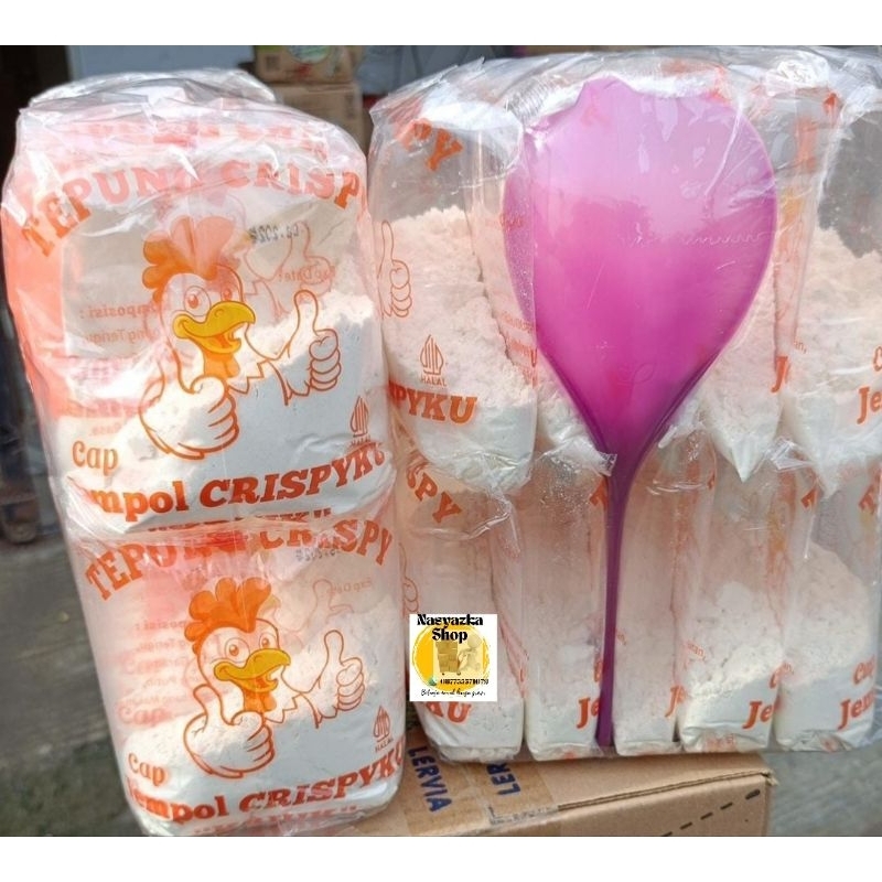 

Tepung Crispy cap Jempol Crispy free centong nasi (10pcs)