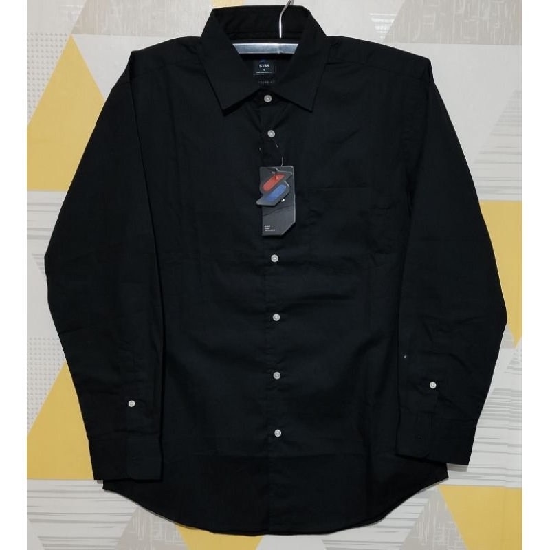 Kemeja Panjang pria S135 original size L (Ld 108cm)