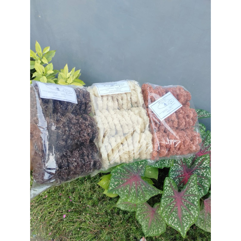 

Elsnack - Isi 30pc Rengginan Terasi Original Ketan hitam