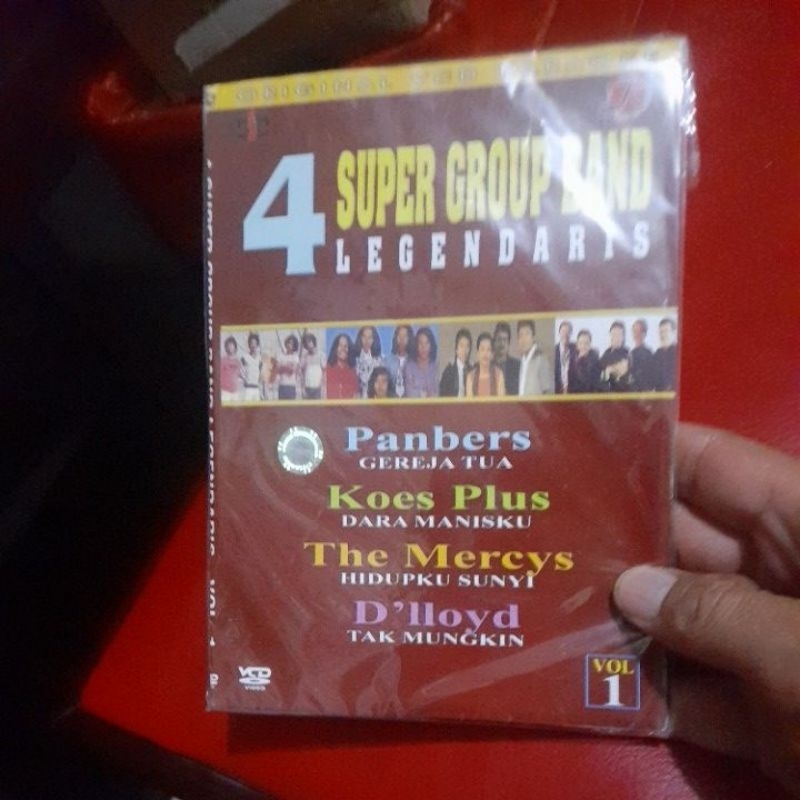 vcd musik 4 super group band legendaris vol 1 (CD623)