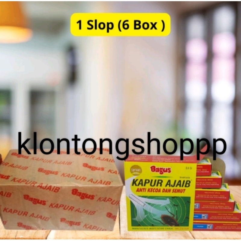 Kapur Bagus Kapur Ajaib 1 slop Isi 6 Kotak Anti Semut Dan Kecoa