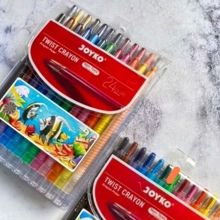 

Crayon Putar Joyko isi 12, 14 warna