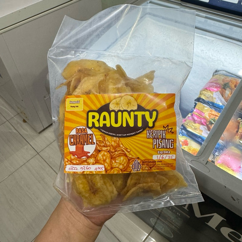 

Keripik pisang raunty 100gr