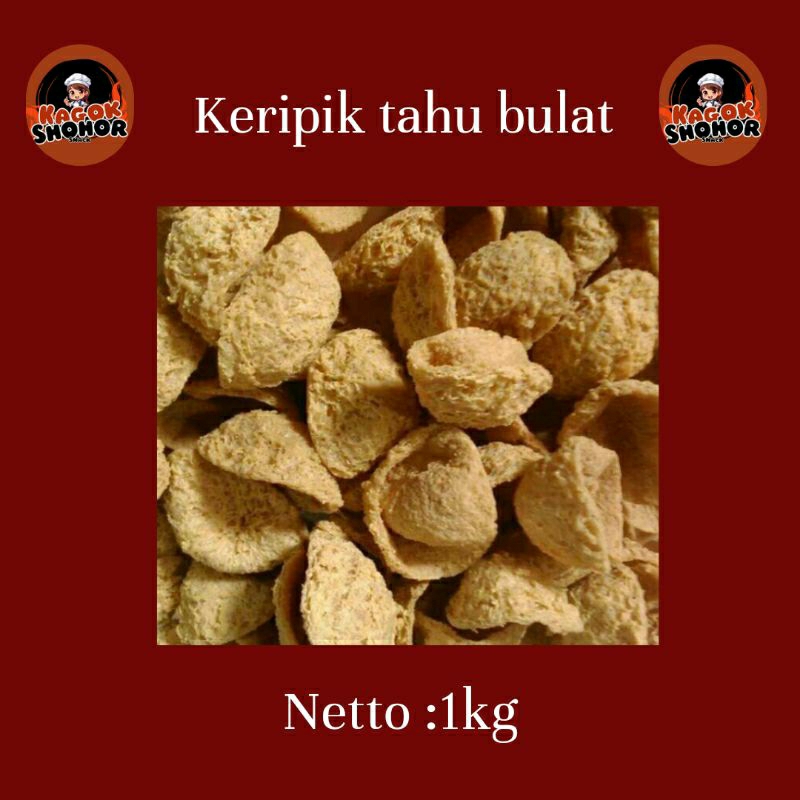 

Tahu Bulat Crispy Kering 1 kg Kagok Shohor Snack