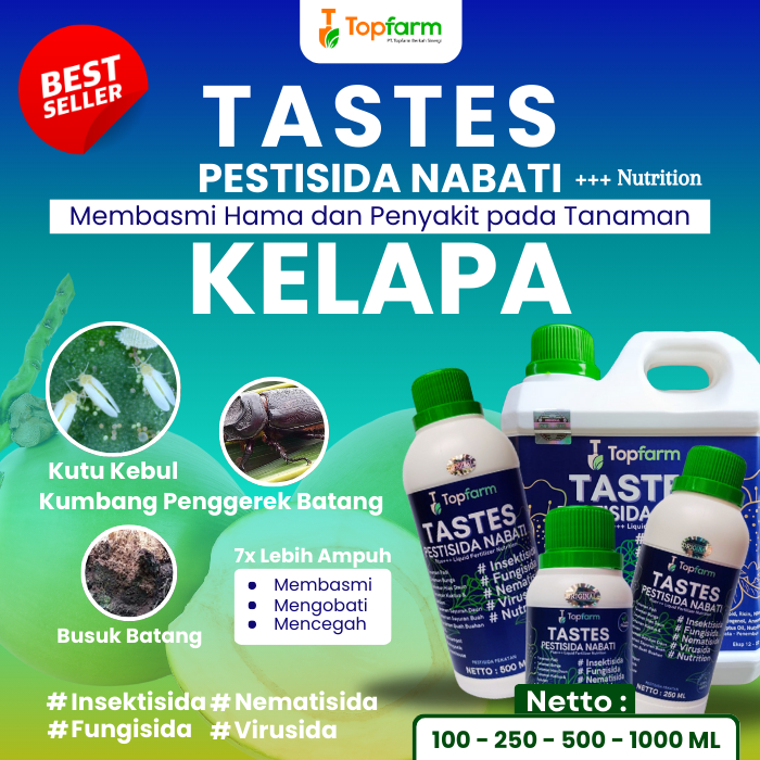 Pestisida Nabati Khusus Hama Tanaman Kelapa Pembasmi Kumbang dan Tikus Pohon Kelapa