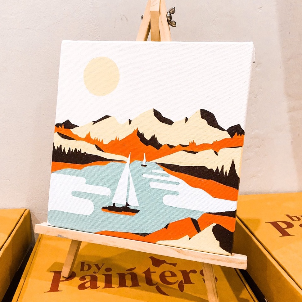 

Dijamin Original Paint By Number Peninsula ByPainters Painting Set 2x2cm Kanvas 6 Akrilik Kit Melukis