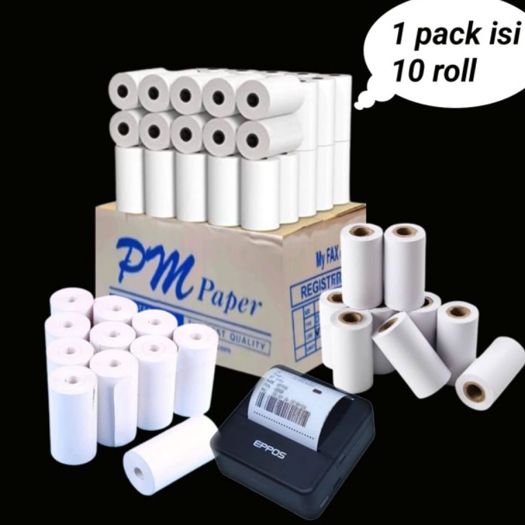 

Diskon Terheboh kertas kasir thermal murah 5758x3mm paket 1rollpcs