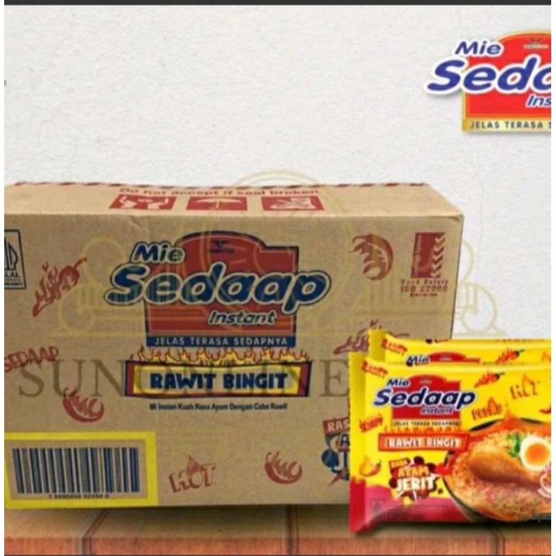 

Mie Sedaap Instant Kuah Rawit Bingit Ayam Jerit 77 gr 1 Dus isi 40 pcs