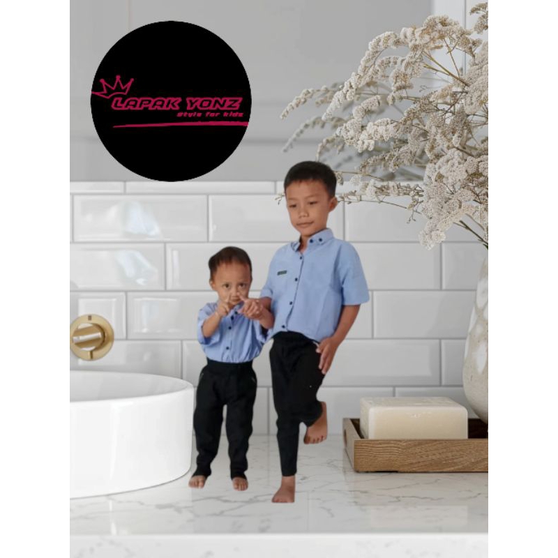 kemaja anak laki-laki/kemaja anak polos