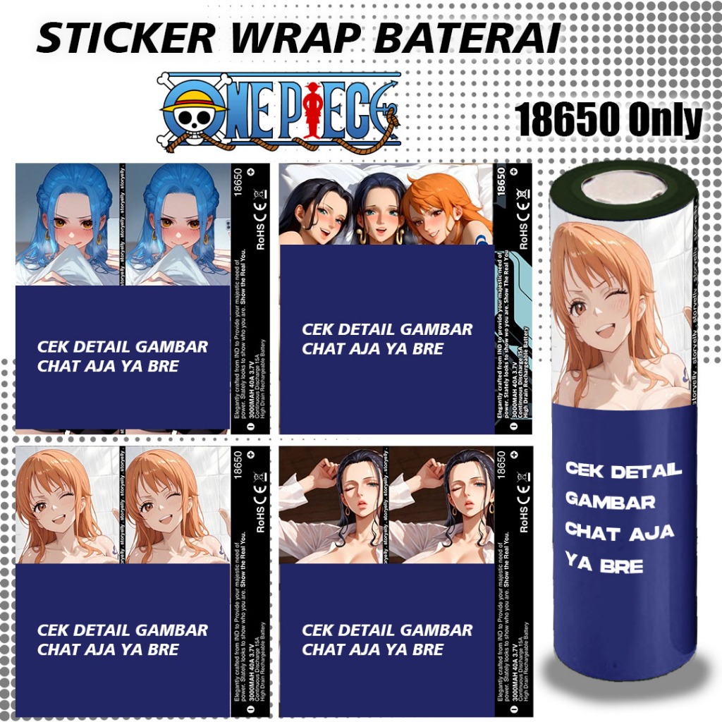 

STORYELLY - Pelindung Baterai 18650 - Waifu NFSW One Piece