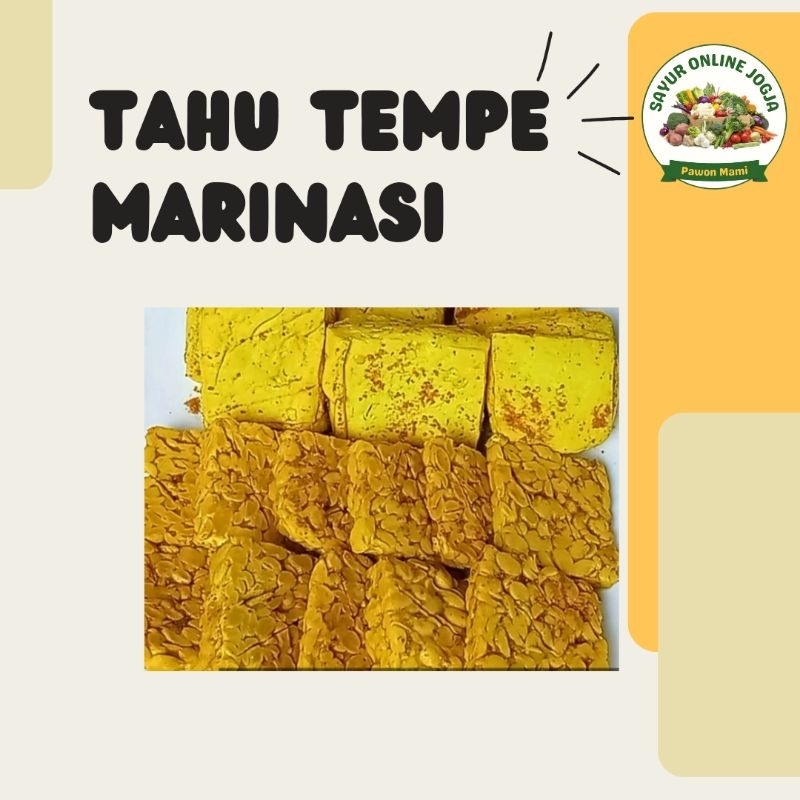 

Tahu tempe marinasi - PAWON MAMI SAYUR ONLINE JOGJA