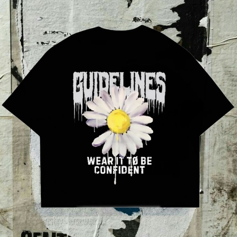 GUIDELINES  — T-Shirt Oversize Heaviweight Coolbreeze 16s UNISEX (Pria/Wanita) kaos oversize hitam t