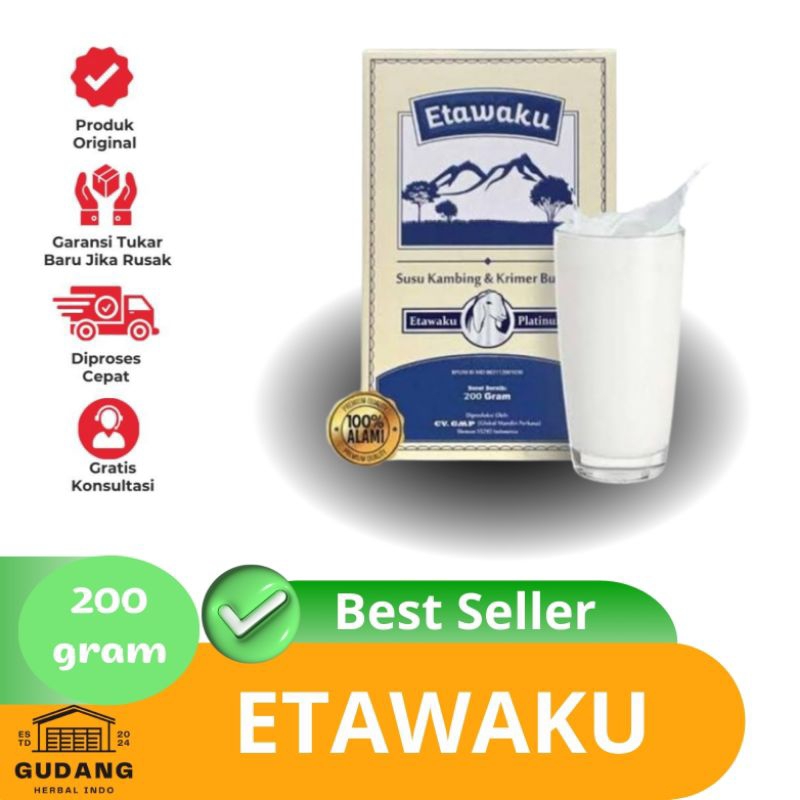 

Etawaku Platinum Atasi Masalah Pernafasan - Susu Kambing Bubuk Provit Etawa Tingkatkan Daya Tahan & Melancarkan Pernafasan