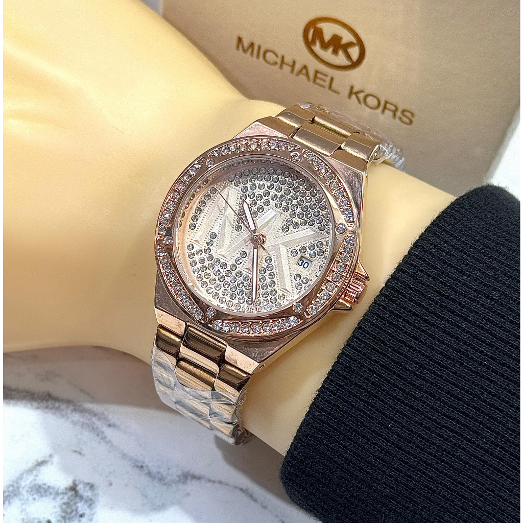 Jam Tangan Wanita Michael Kors MK 5735 Rantai Stainless Mewah Women's Watch Analog | WJ-090