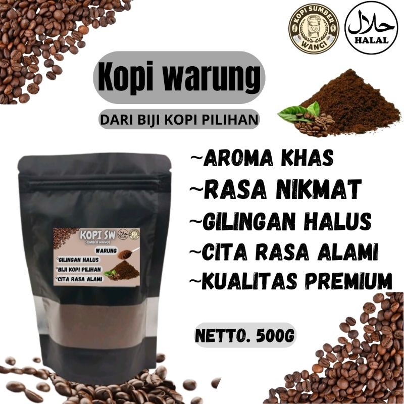 

BUBUK KOPI WARUNG 500gram RASA TAK TERTANDINGI ||KopiSWstore||