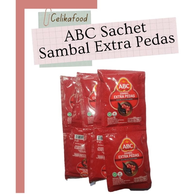 

Sambal ABC Extra Pedas 18gr 1 Pcs Saos Sauce Saus Makanan