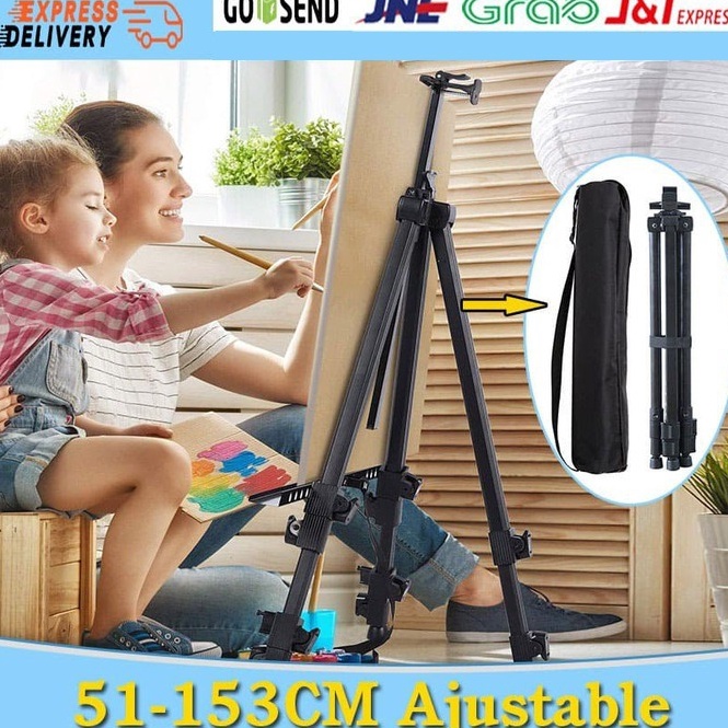 

Super Obral Stand Lukis Standar Holder Papan Kanvas Lukisan Easel Melukis Standing
