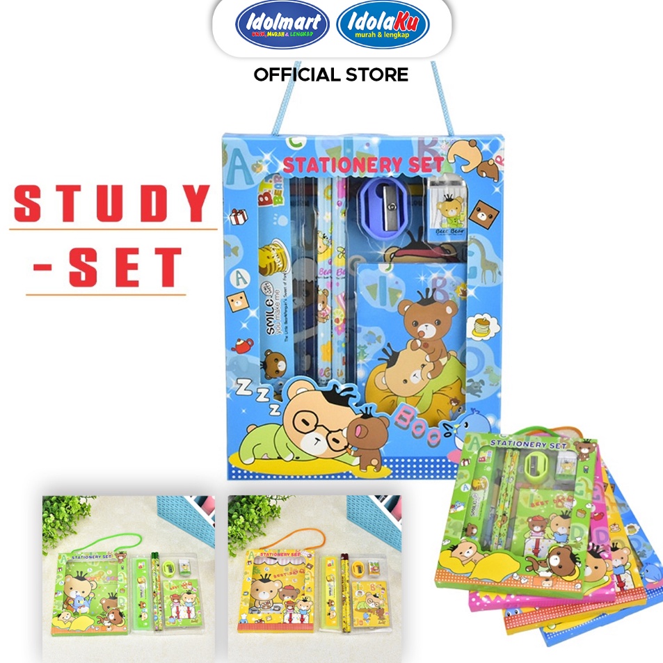 

Banyak Dibeli IDOLMART Study Set Paket Alat Tulis Karakter