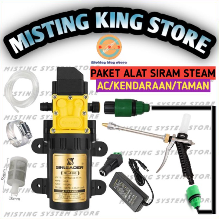 Best Model PAKET ALAT CUCI MOTOR AC MOBIL  JET WASH PORTABLE  ALAT SIRAM TAMAN KEBUN SPRAYER GUN  FO