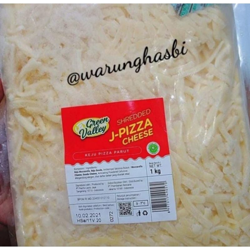 

Mozarella Cheese Shredded Green Valley 1kg