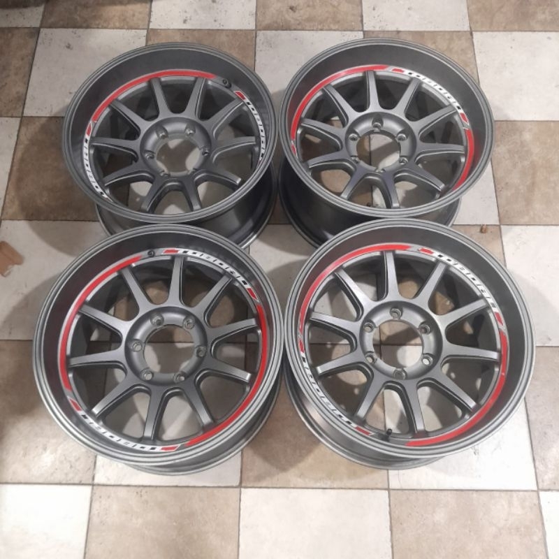 Velg Mobil Second TOBOALI HSR R18 Pajero Fortuner Triton Ranger Hilux