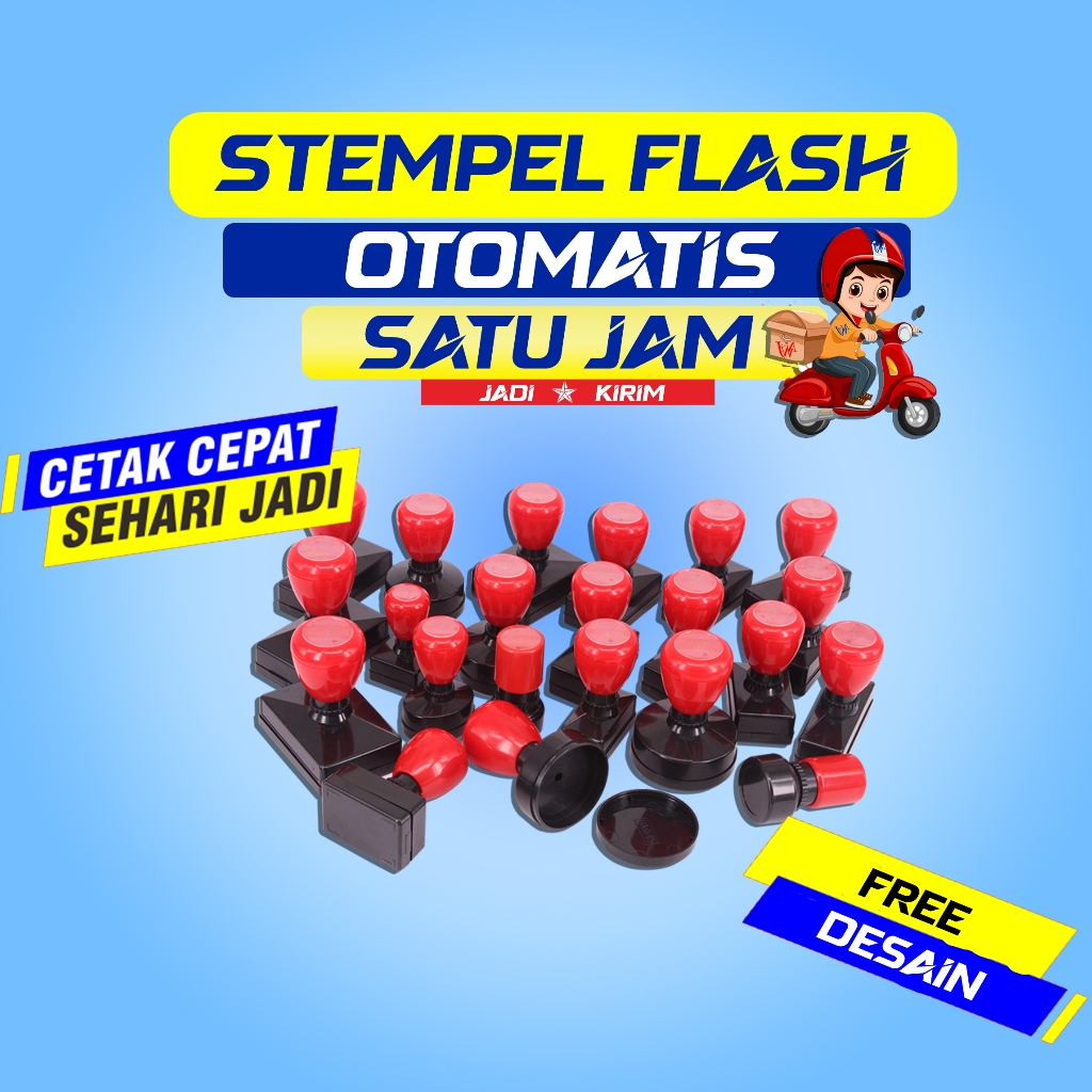 

Stempel flash stempel otomatis costum murah sehari jadi