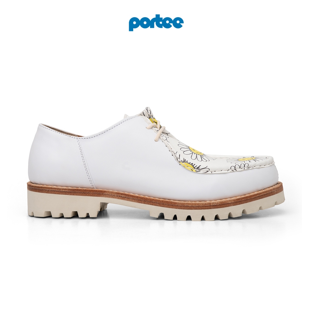 Portee Goods Sepatu Kulit Pria Chunky Daisy Flower