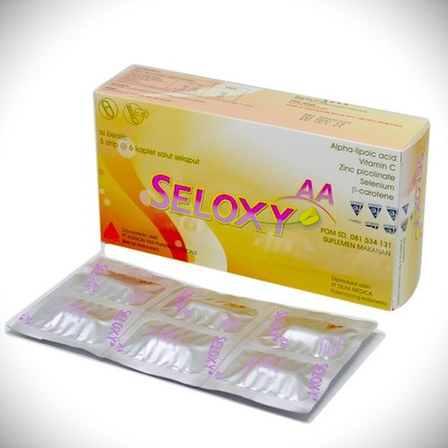 SELOXY AA 30'S KAPLET DEXA / VITAMIN C 500 MG