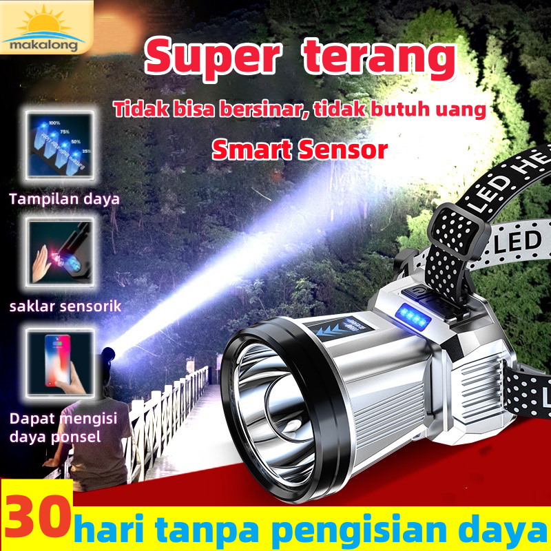 Garansi 20 tahun Senter Kepala LED Headlamp led Senter Berkemah Headlamp/Outdoor LED Senter Kepala S