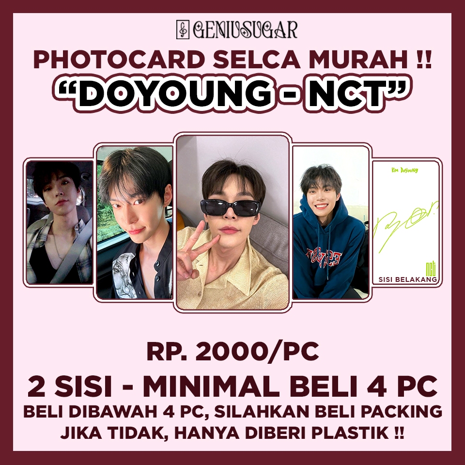 [MIN. BELI 4 PC] NCT DOYOUNG SELCA UNOFFICIAL PHOTOCARD
