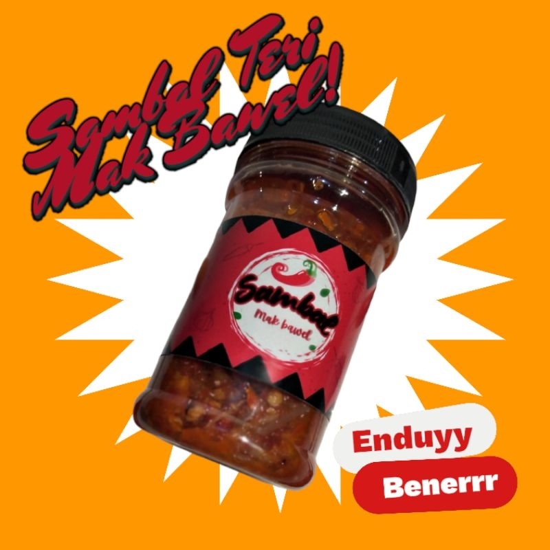 

Sambal Teri Mak Bawel 150gr (Baca Deskripsi)