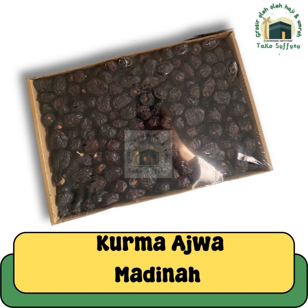 

OLEH OLEH HAJI DAN UMROH 5KG KURMA AJWA MADINAH KURMA KESUKAAN NABI I KURMA AJWA GRADE A PREMIUM