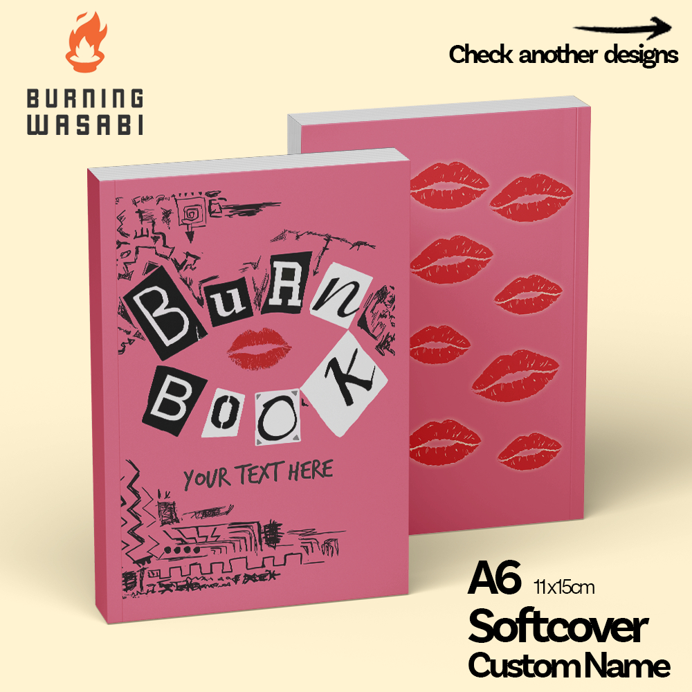 

Buku Saku Pocket Burn Book Mean Girl Custom Softcover A6 Polos