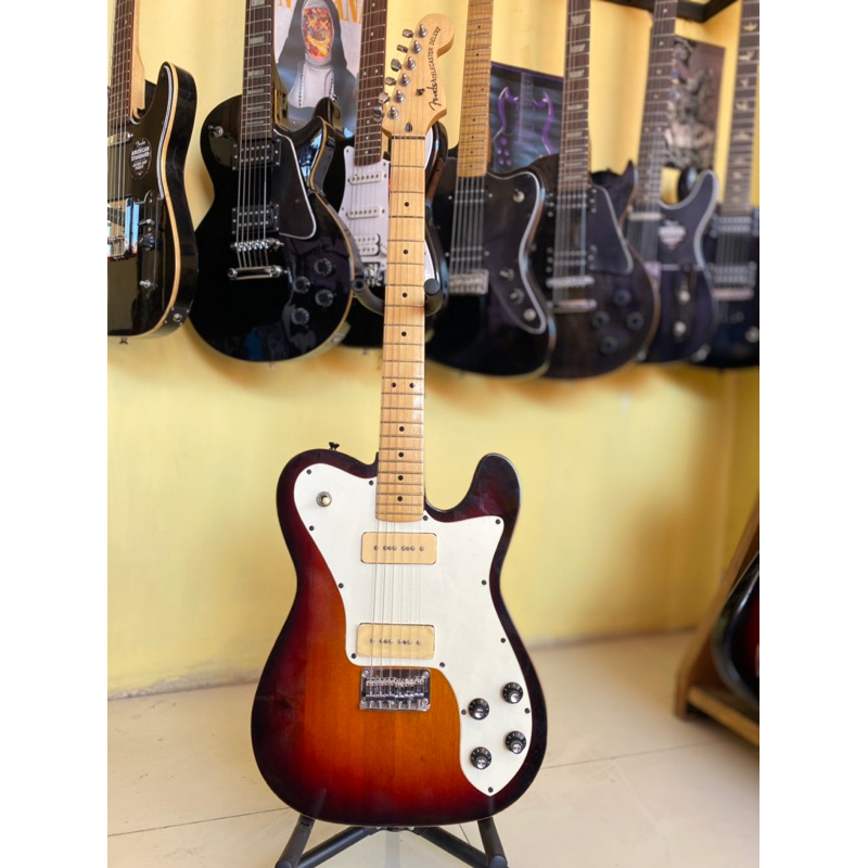 gitar fender telecaster deluxe sunbrust