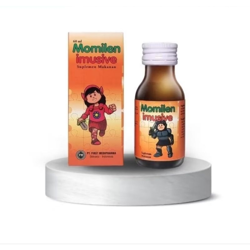 Momilen Imusive sirup 60ml vitamin c + zinc anak daya tahan tubuh