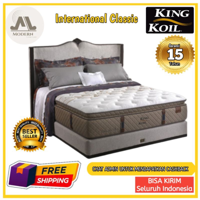 Springbed King Koil International  Classic (Kasur saja)