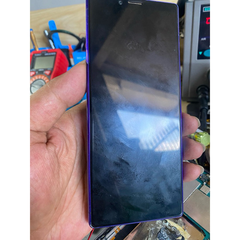 lcd sony xperia1 copotan bonus frame mulus