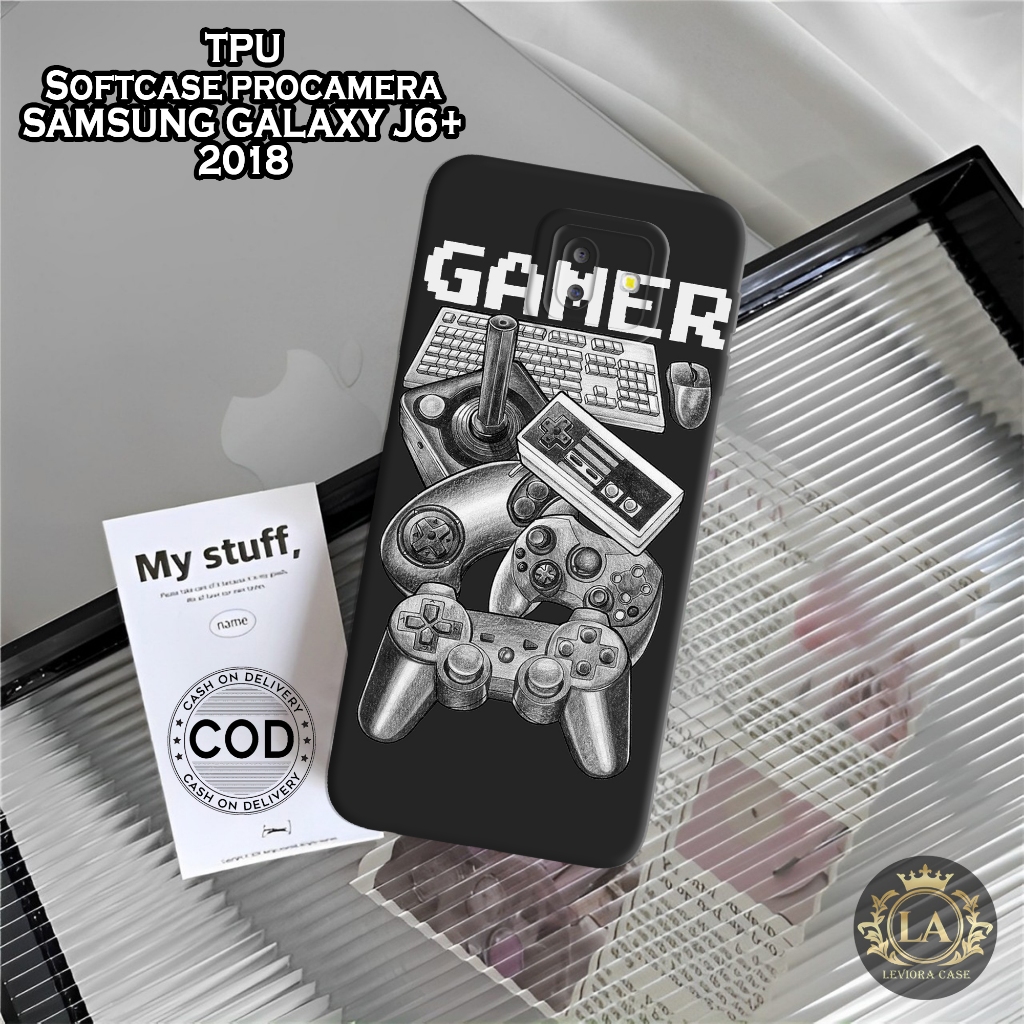 Case Samsung J6+ 2018 - Leviora Case - Fashion Case Game - Softcase Samsung J6+ 2018 - Case Pro Came