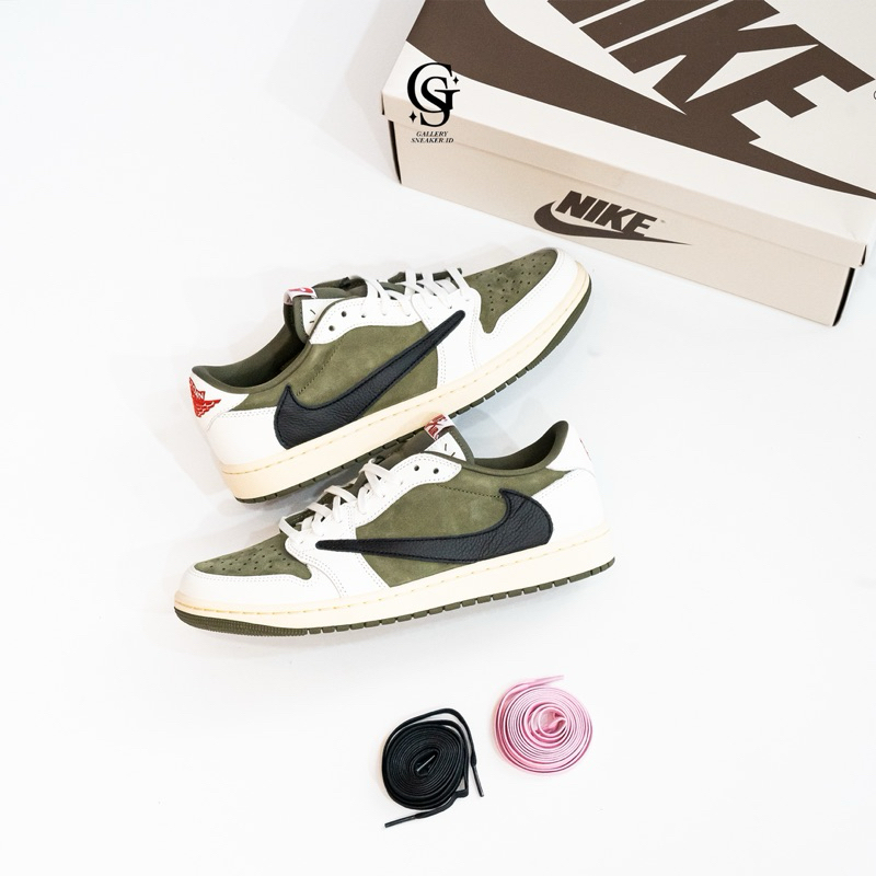 Air Jordan 1 Low OG Travis Scott Medium Olive Original