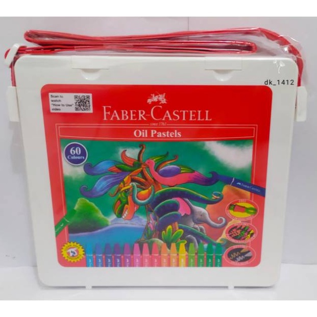 

KODE D97D Crayon Faber Castell 6 Warna Oil Pastel