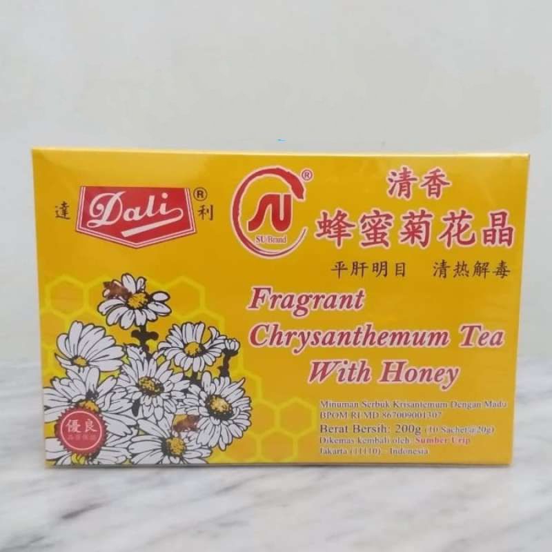 

Dali Fragrant Chrysanthemum Honey Tea - minuman serbuk Krisantemum madu - liang teh panas dalam