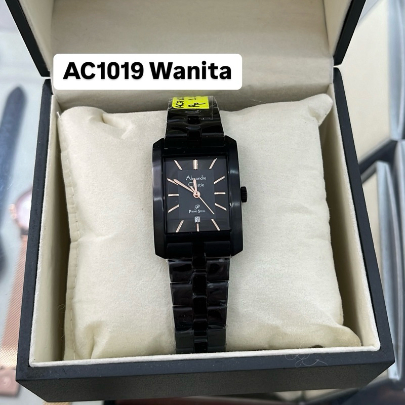 Jam Alexandre Christie AC 1019 Wanita Hitam