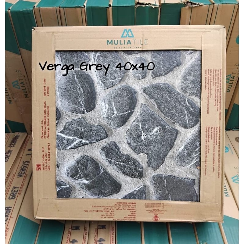 Keramik Lantai 40x40 Verga Grey