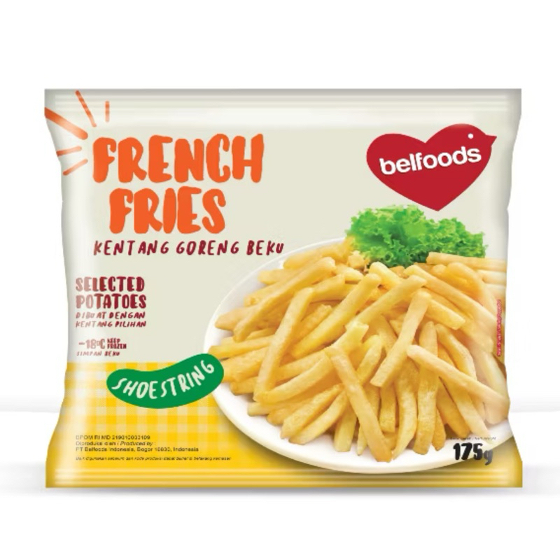 

Belfoods Kentang Goreng Shoestring 170 Gram French Fries