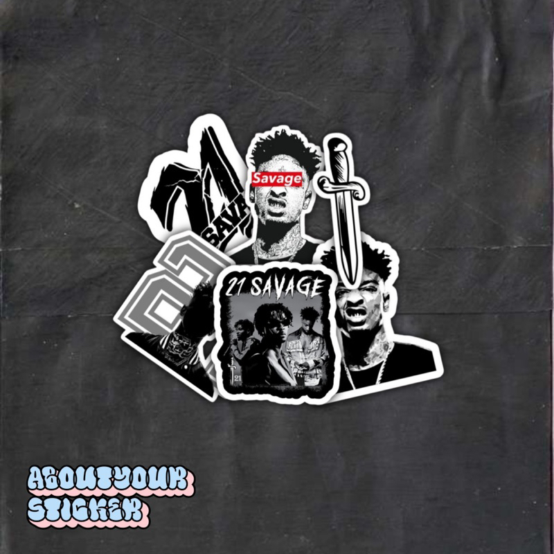 

STICKER PACK 21 SAVAGE VOL 1 isi 6pcs