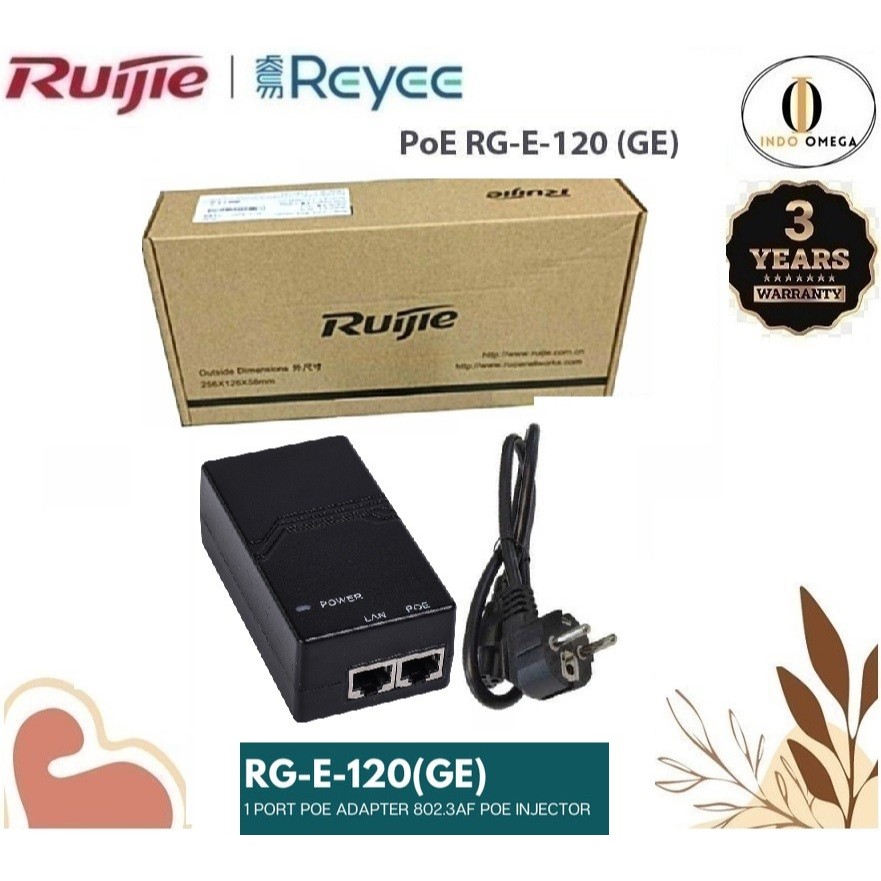 RUIJI RG-E-120 (GE) 1-port PoE adapter RG-E120GE RG120 GE