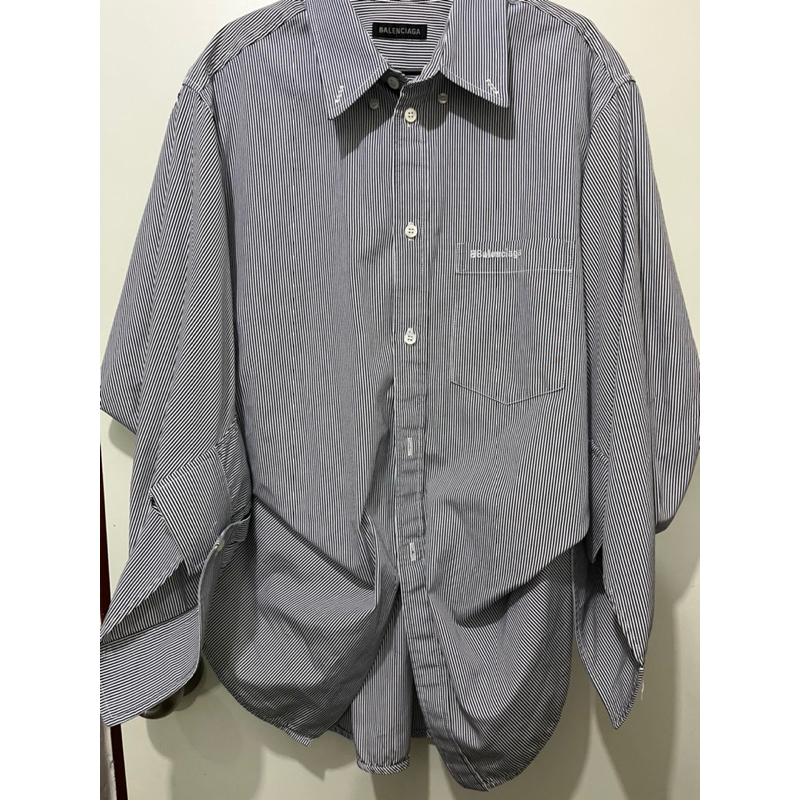 balenciaga stripes shirt authentic